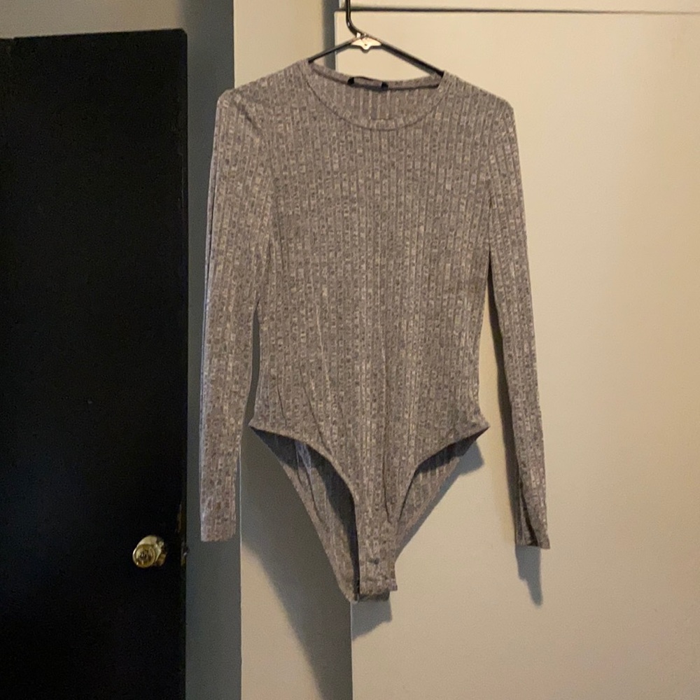 Ribbed Bodysuit